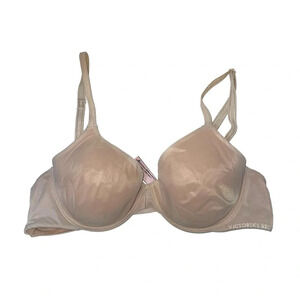 Victoria’s Secret Lined Perfect Coverage Tan Push-up T-shirt Bra 36B Women’s